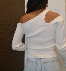 The Asymmetrical Knit Top